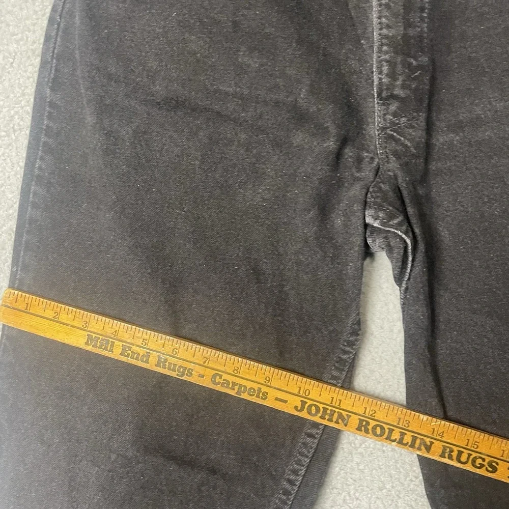 Vintage 90s Black Denim Levi's 550 Relaxed 38x30 Jeans VTG